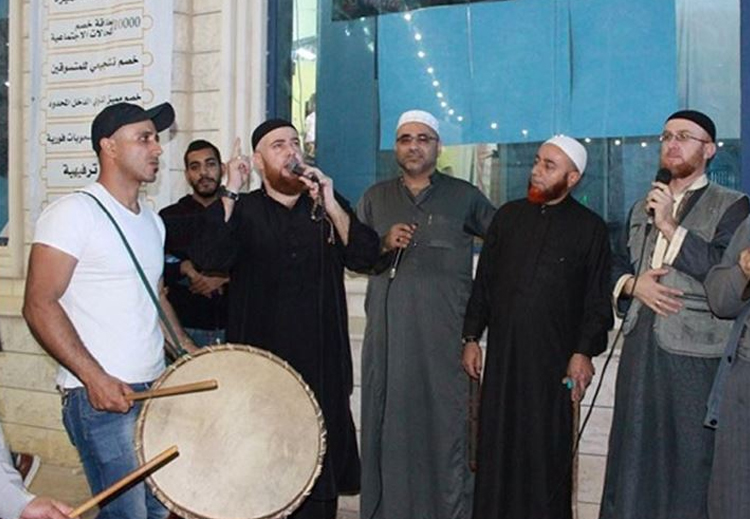 حفلة ذكر صوفية في جنين