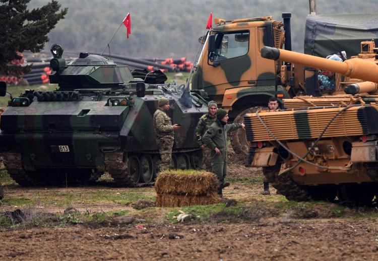 القوات التركية خلال عملية "غصن الزيتون" في عفرين