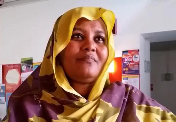 ابنة المهدي، مريم، التي تتولى منصب نائب رئيس حزب الأمة