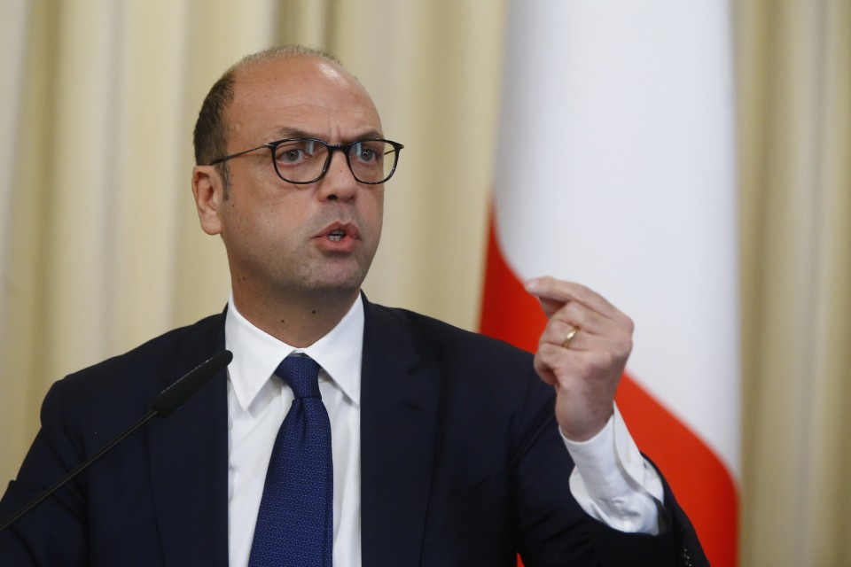 وزير الخارجية الإيطالي، أنجيلينو ألفانو