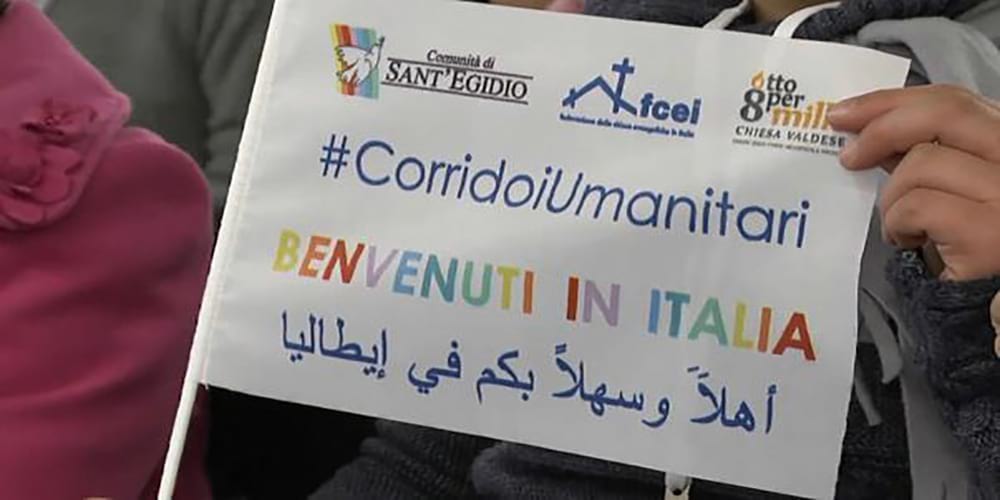 جمعيات إيطالية مسيحية تطلق مبادرة إنسانية لمساعدة اللاجئين السوريين