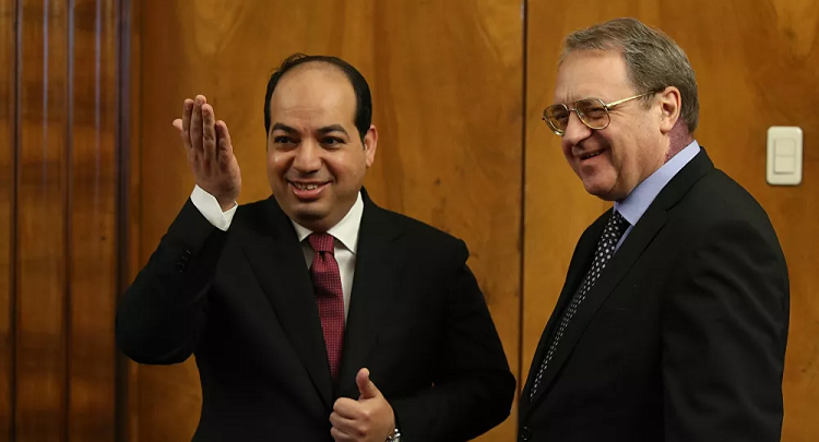 أحمد معيتيق خلال زيارة سابقة إلى موسكو