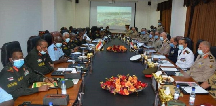 اجتماعات الوفد العسكري المصري في السودان