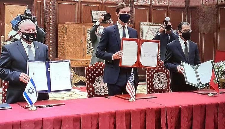 توقيع اتفاق استئناف العلاقات بين المغرب وإسرائيل