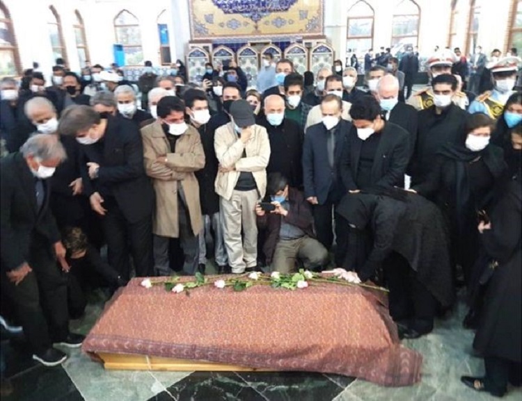 تشييع جثمان الفنان محمد رضا شجريان