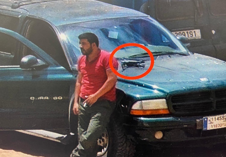 أحد عناصر حزب الله كما كشفت الطائرة المسيّرة التي أسقطتها إسرائيل