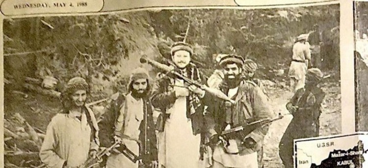 صورة تعود لخاشقجي في معسكر جهادي في أفغانستان