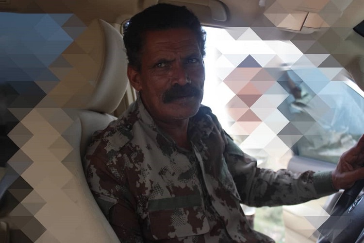 صورة لحفريات من جبهة الضالع، تصوير محمد الشرافي