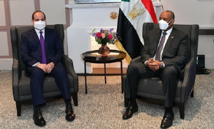لقاء البرهان والسيسي في باريس