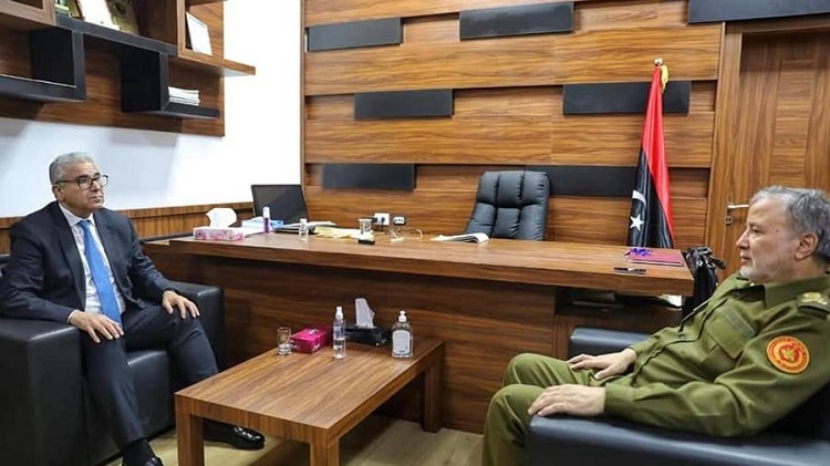 لقاء الجويلي وفتحي باشاغا