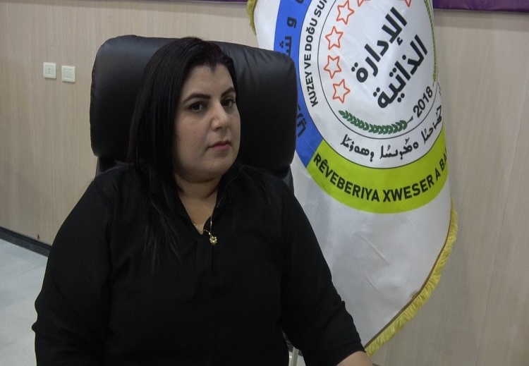 الرئيسىة المشتركة للمجلس التنفيذي في الإدارة الذاتية لـشمال وشرق سوريا، بيريفان خالد