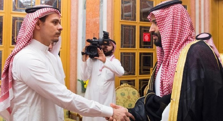 ولي العهد السعودي مستقبلاً أبناء خاشقجي