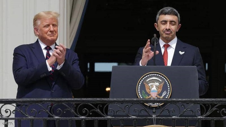 الشيخ عبد الله بن زايد والرئيس الأمريكي دونالد ترامب