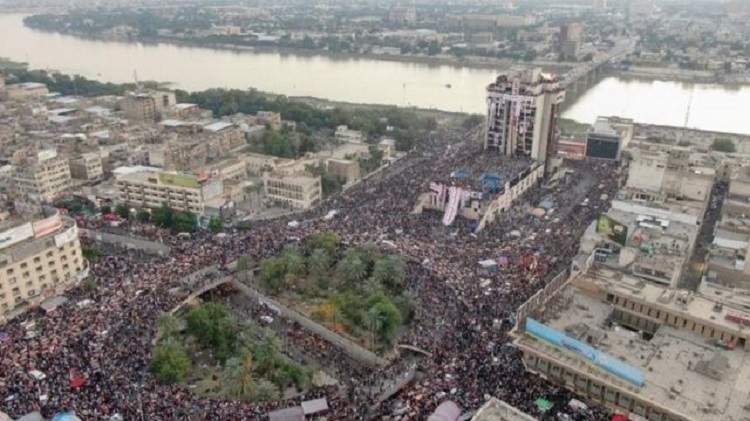 هناك مراقبة جوية وأرضية لعموم مناطق التظاهرات في عموم البلاد