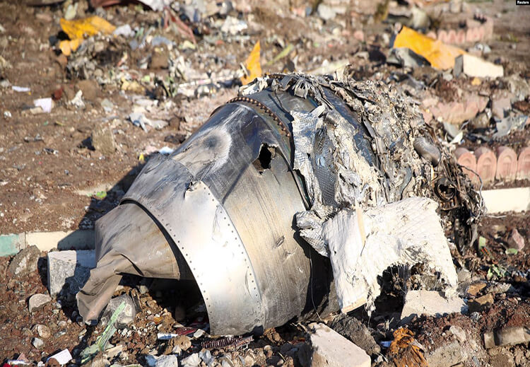 فرضيات جديدة حول الطائرة الأوكرانية المنكوبة في إيران