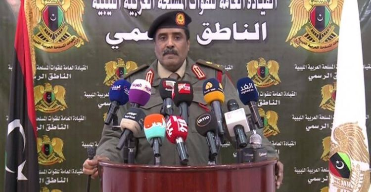 المسماري متحدثاً عن عملية الجيش الوطني في طرابلس