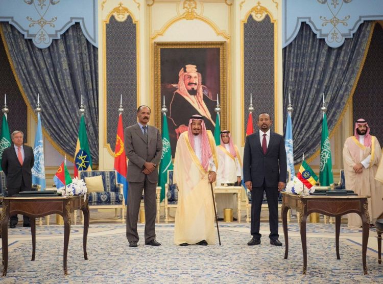 لعبت السعودية والإمارات دوراً في صنع السلام بين البلدين