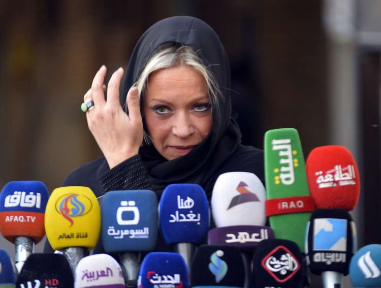 بلاسخارت بعد خروجها من لقاء السيستاني في النجف