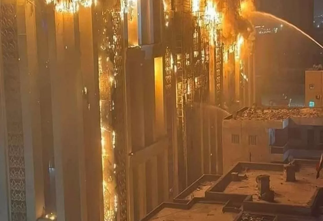 حريق ضخم في مديرية أمن الإسماعيلية بمصر... ما التفاصيل