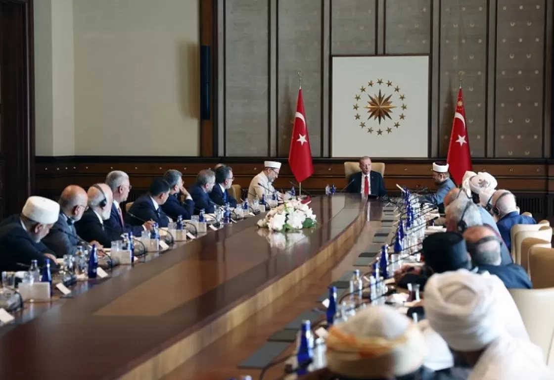 لقاء أردوغان ووفد الاتحاد العالمي ماذا يعني؟