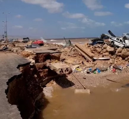 أرقام متضاربة لضحايا الفيضانات في درنة الليبية